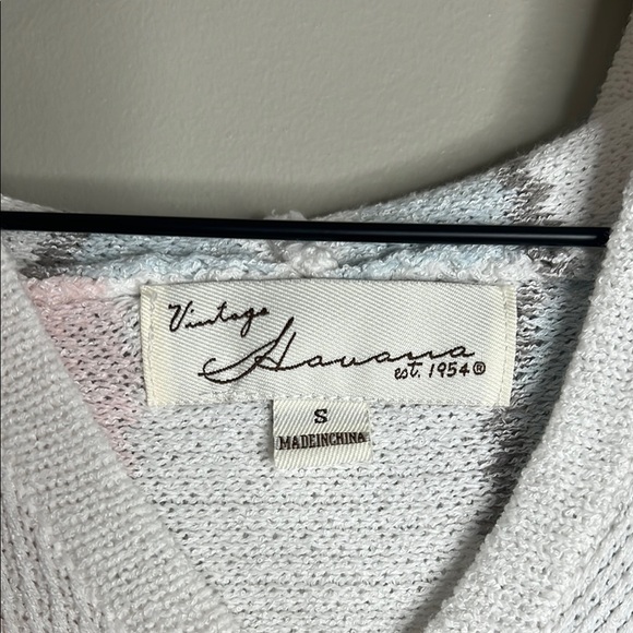 Vintage Havana Striped Knit Hoodie Womens Small - Picture 2 of 5